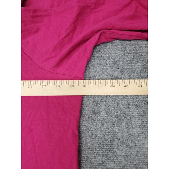 Jms Just My Size Blouse Top Women's Plus Size 5X Pink Rhinestone Neck New NWT - Picture 9 of 10